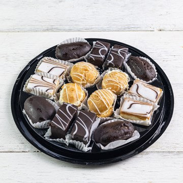 Gourmet Patisserie Mini Pastry Dessert Assortment -  16 per tray