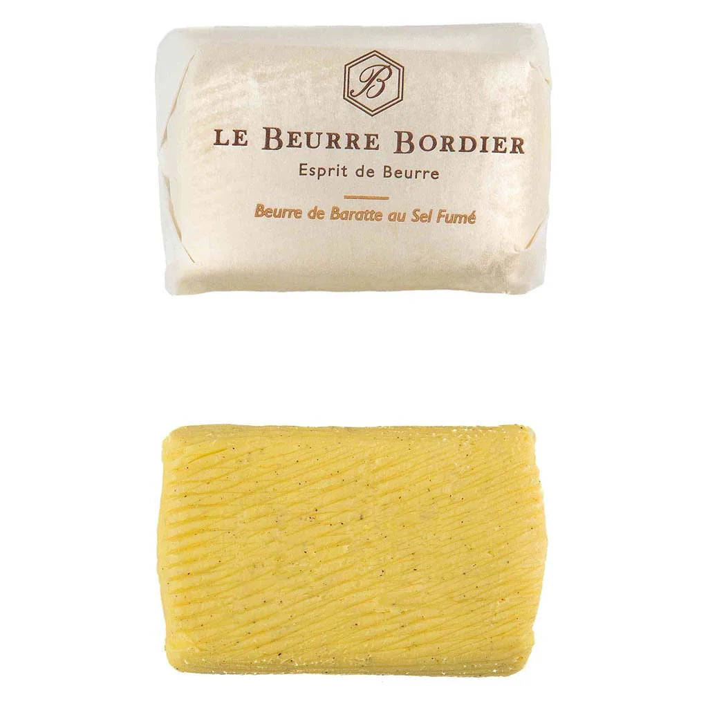 Bordier Smoked Salt Butter Plaquette, 4.4 oz - Pack of 3