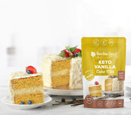 Keto Vanilla Cake Mix, 10.6 oz - Pack of 2