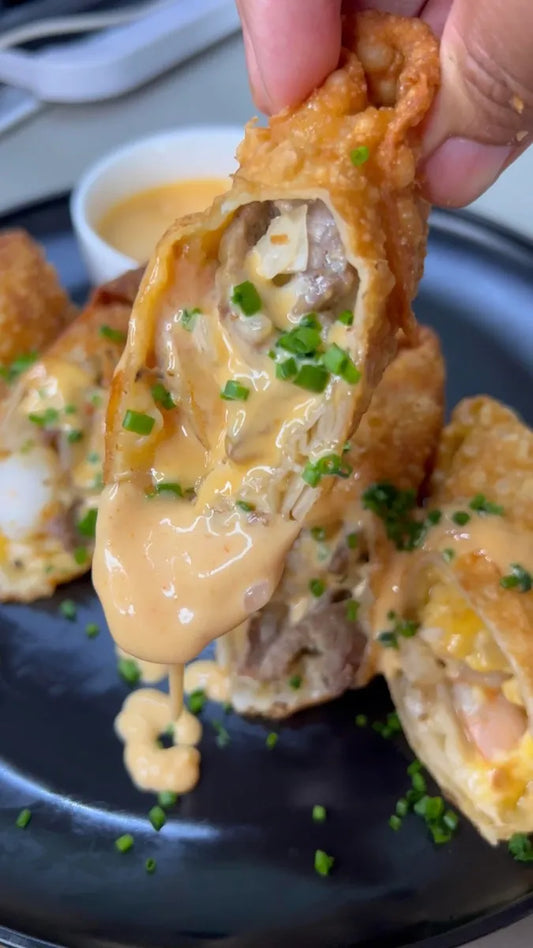 Shrimp and Wagyu Beef Egg Rolls - includes 8