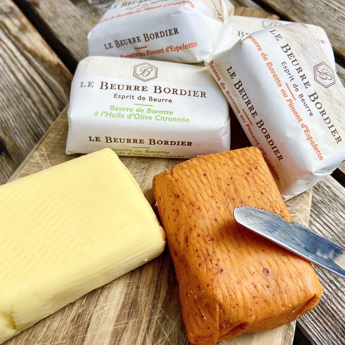 Bordier Espelette Chili Butter Plaquette, 4.4 oz - Pack of 3