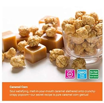 Popcornopolis Gourmet Popcorn – Premium Popcorn Mini Cones & Exclusive Inspirational Sticker, 8 oz - Variety Pack of 6