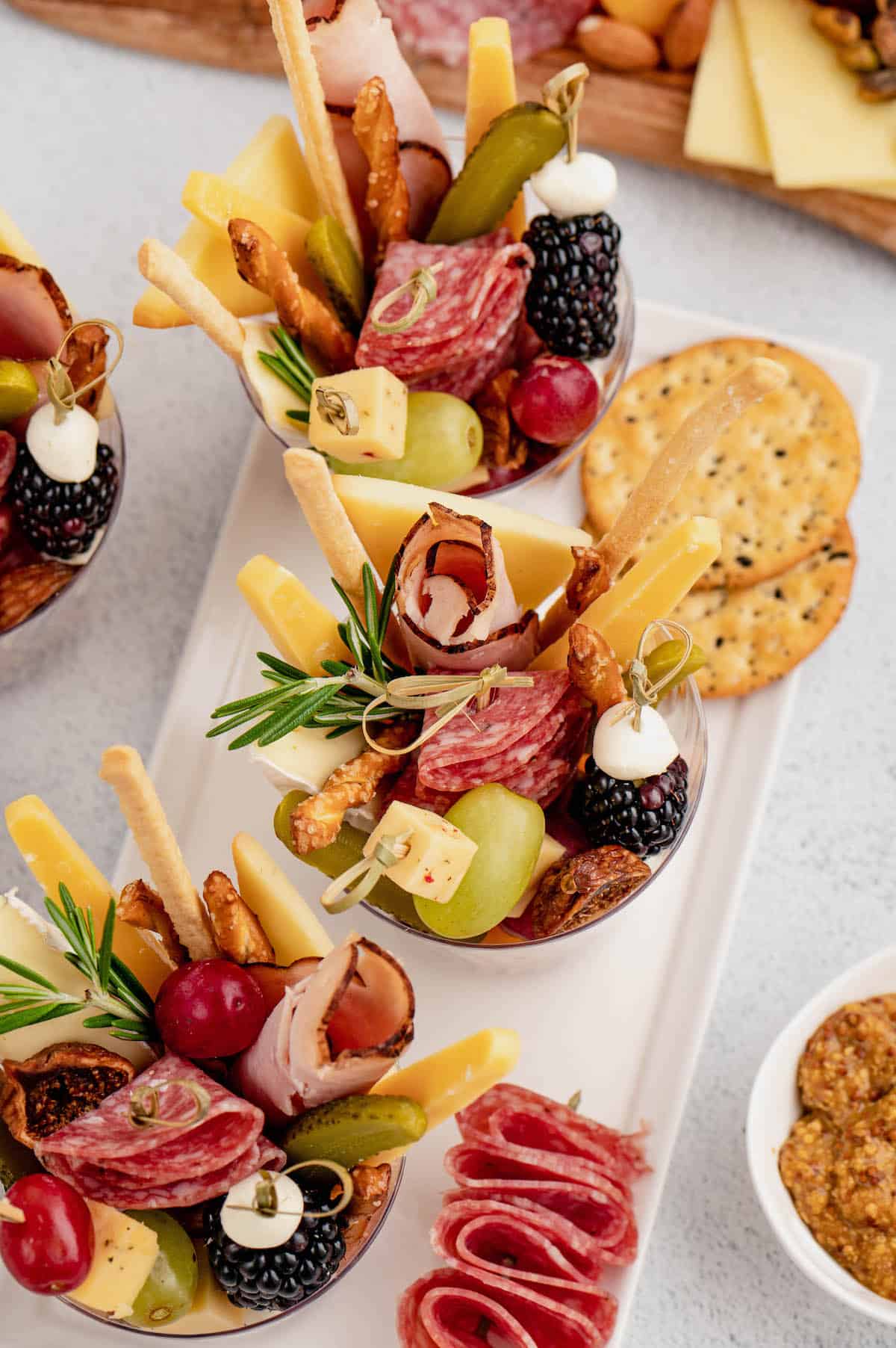 Charcuterie Style Spread of Meat & Cheese Platter - includes 10 Gourmet Favorites