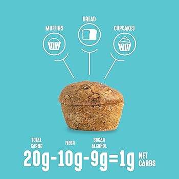 Lakanto Sugar Free Banana Nut Muffin and Bread Mix - Sweetened with Monk Fruit Sweetener, 2g Net Carbs, Gluten Free, Naturally Flavored, Keto Diet Friendly, Dairy Free, Makes 12 Muffins - Pack of 2