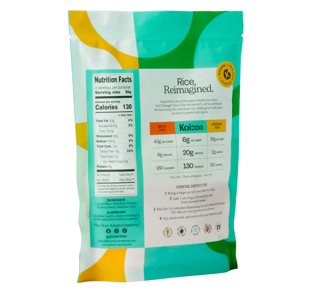 Kaizen Low Carb Keto Starter Variety Pack - High Protein (20g), Keto Friendly, Gluten-Free, Plant-Based - Pack of 7