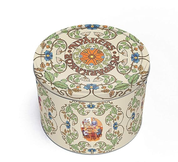 Nyakers Swedish Original Ginger Snaps Cookies 26.4 oz, Gingersnaps in Botanical Mail Safe Tin - Gifts for Christmas, Birthday, or Holiday