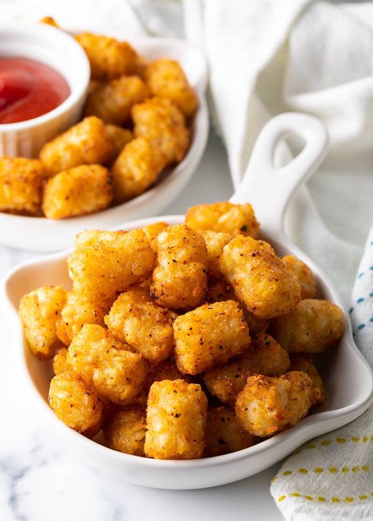 Organic Crispy Potato Tots - Seed Oil Free, Gluten Free, Vegan - Pack of 2