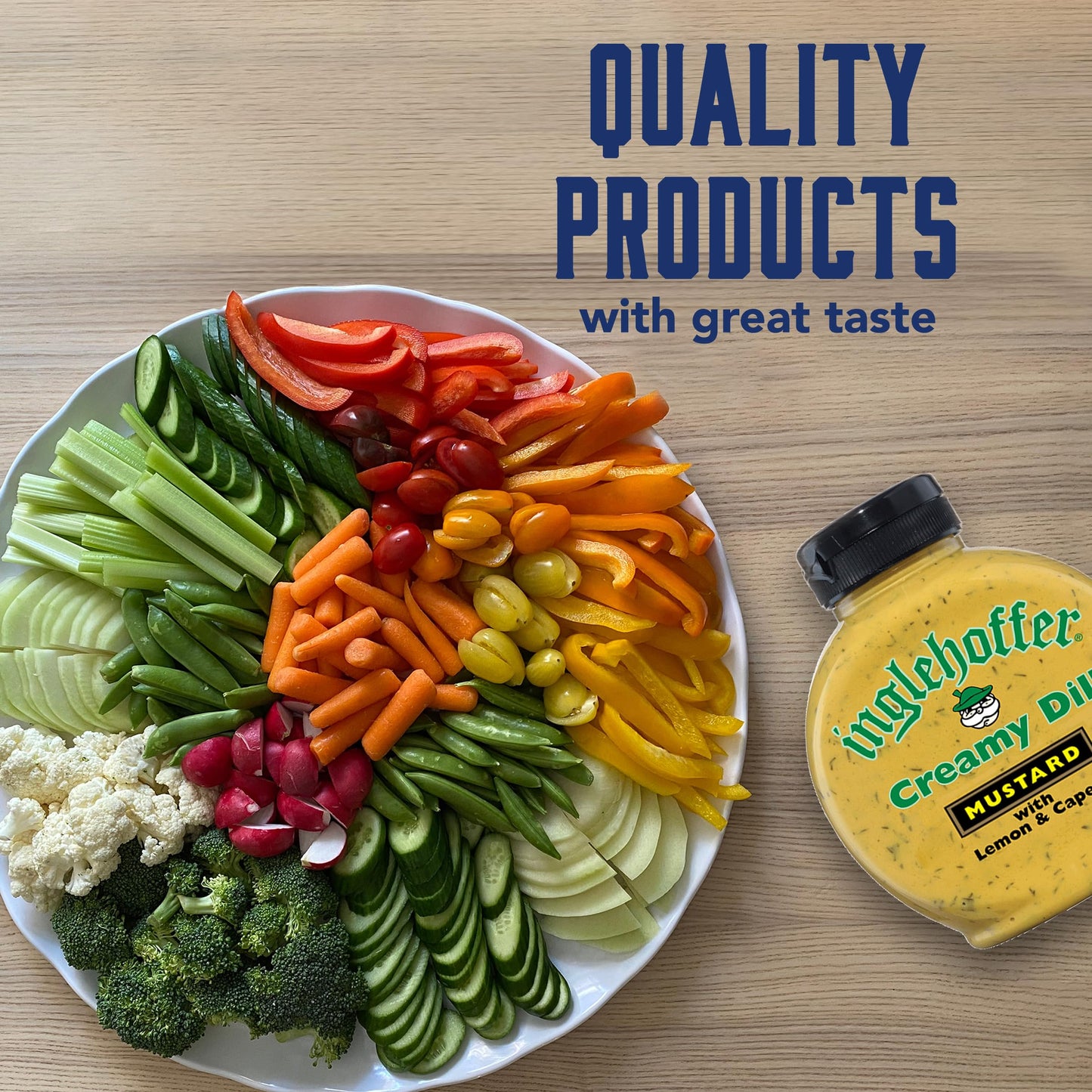 Inglehoffer Condiments Variety Pack, Seafood Cocktail Sauce, Seafood Tartar Sauce and Creamy Dill Mustard, Gluten Free - Pack of 3