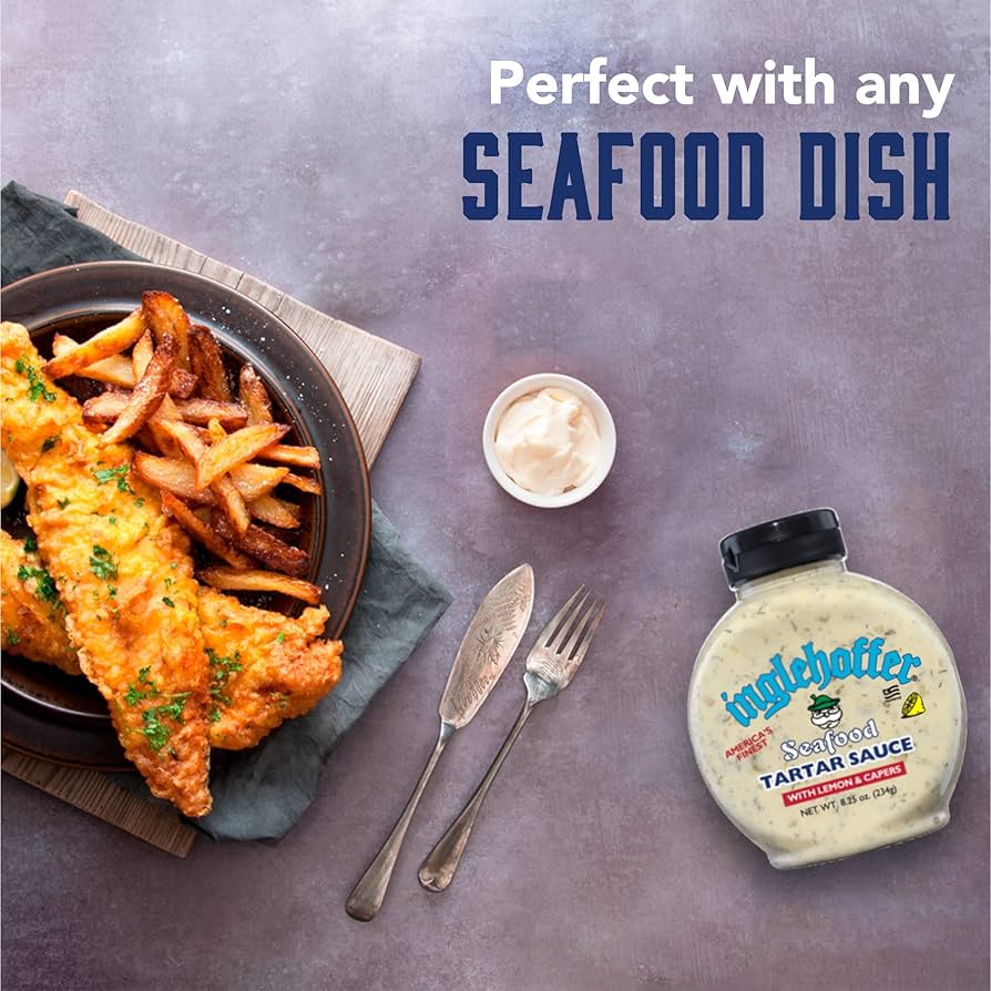 Inglehoffer Condiments Variety Pack, Seafood Cocktail Sauce, Seafood Tartar Sauce and Creamy Dill Mustard, Gluten Free - Pack of 3