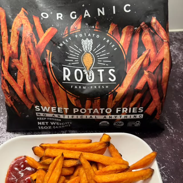 Organic Sweet Potato Fries - Seed Oil Free, Gluten Free, Vegan - Pack of 2
