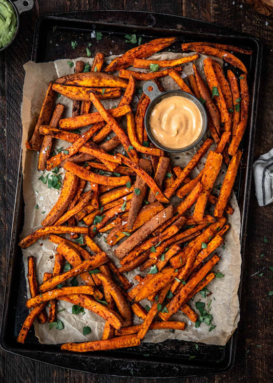 Organic Sweet Potato Fries - Seed Oil Free, Gluten Free, Vegan - Pack of 2