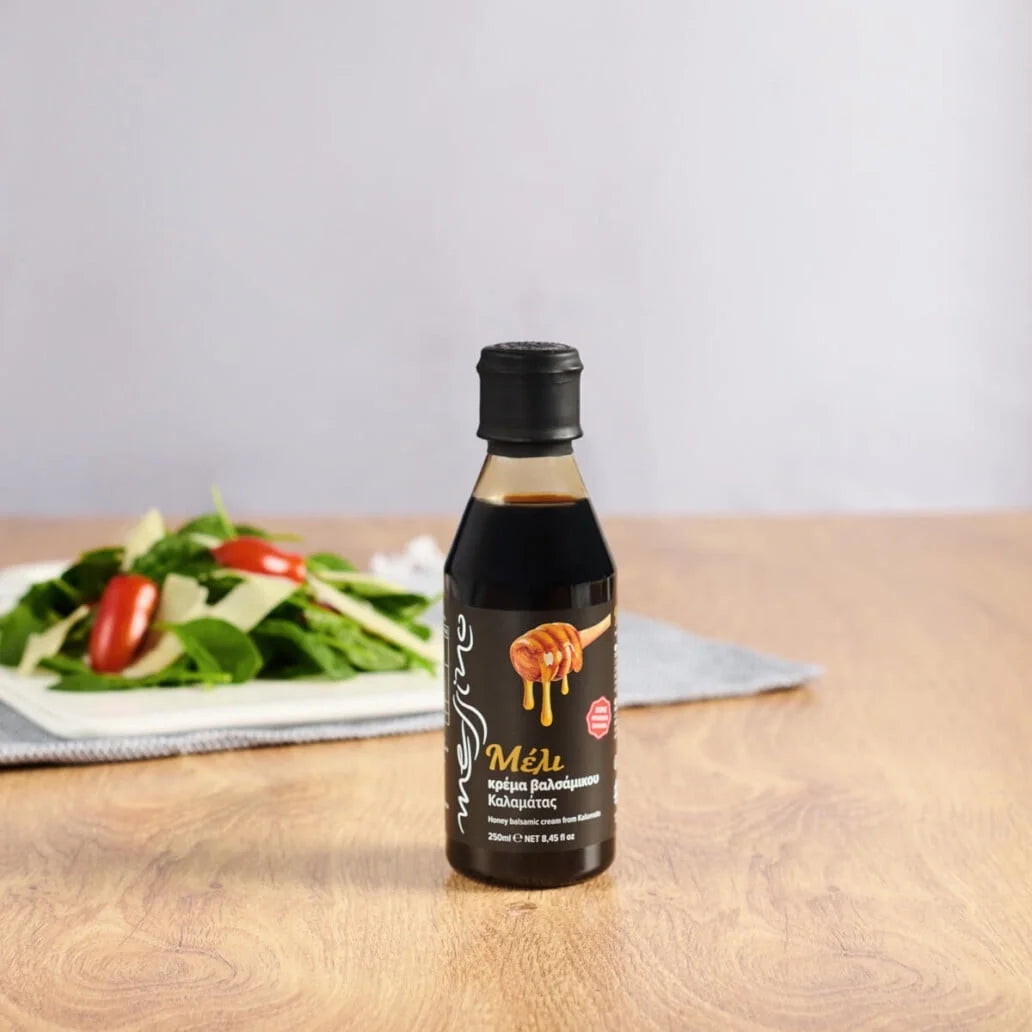 Messino Honey Balsamic Vinegar Glaze - 8.4 oz, Imported from Greece - Pack of 2