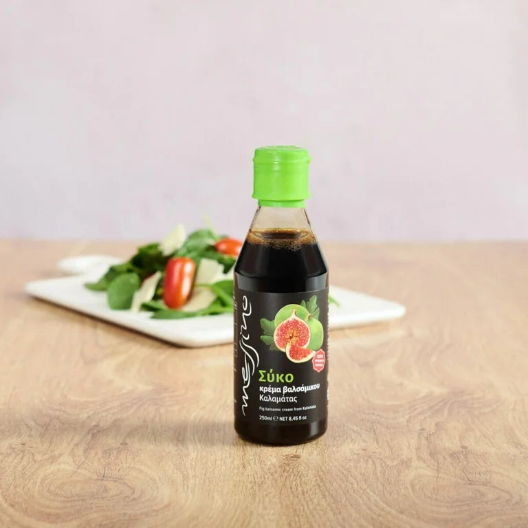 Messino Fig Balsamic Vinegar Glaze - 8.4 oz, Imported from Greece - Pack of 2