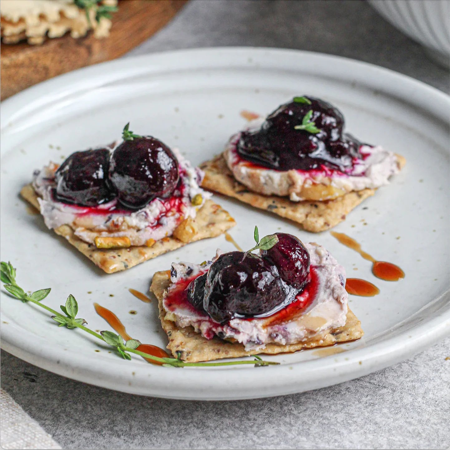 Treeline Blueberry Vegan Goat Style Cashew Cheese - Voted BEST VEGAN CHEESE by USA Today's Reader's Choice Awards! - Pack of 2