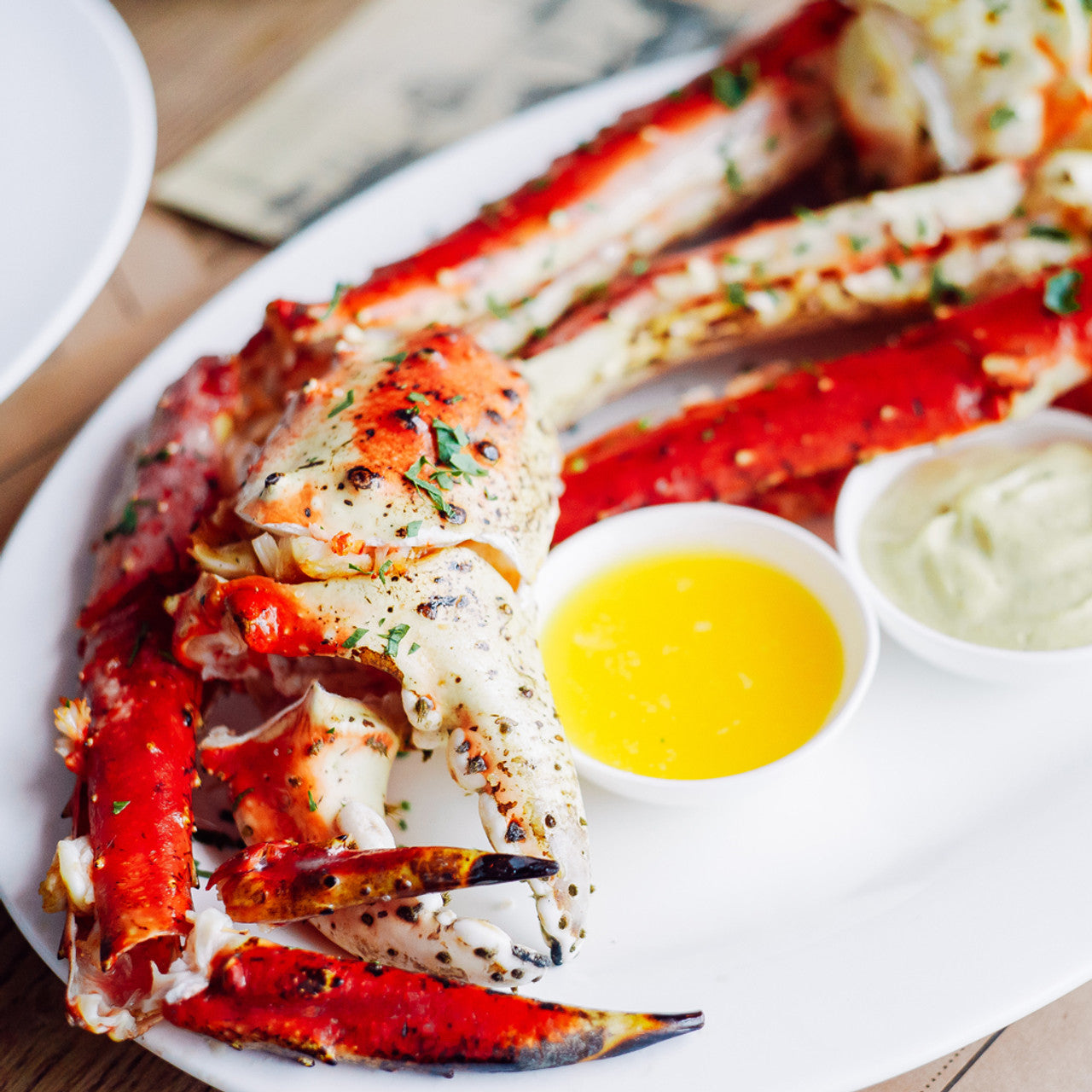 Colossal Red King Crab Legs, - 1 lb