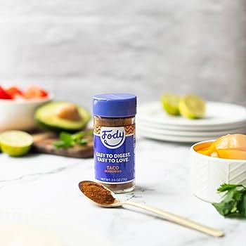 Fody Foods Summer Special Bundle, Keto Friendly Condiment, Non GMO - Regular Ketchup, Teriyaki Sauce, Taco Seasoning, Medium Salsa & Vegan Caesar Dressing