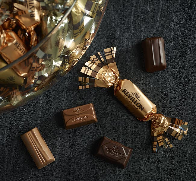 Revillon - Papillotes Assorted Dark Chocolate, Imported from France