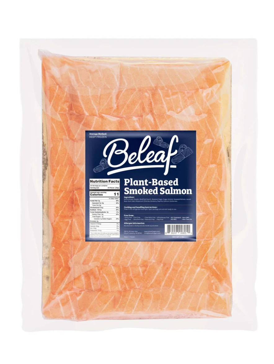Beleaf Plant Based Vegan Smoked Salmon - 1 lb