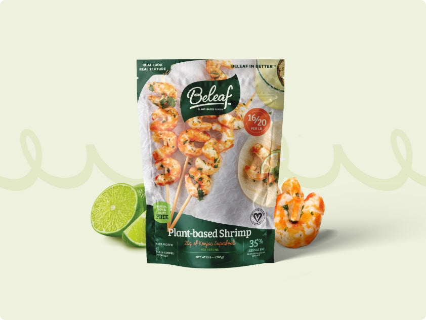 Beleaf Plant Based Shrimp, 7 oz - Pack of 3