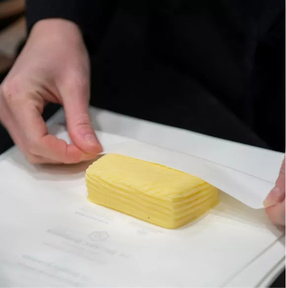 Churned Smoked Salt Butter by Bordier - 4.4 oz | Hand-made, Grass Fed | Imported from France - Pack of 3