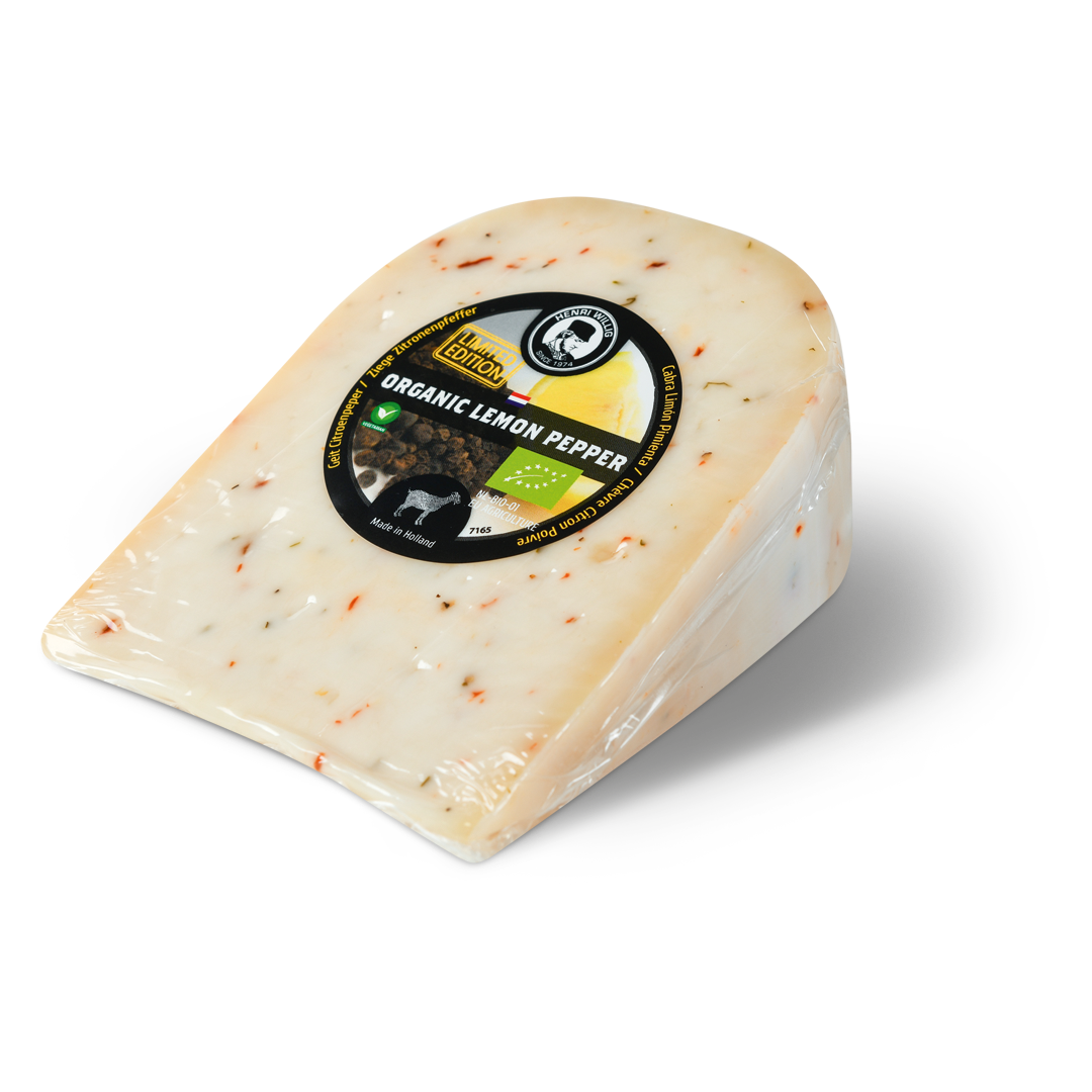 Henri Willig Organic Goat's Cheese with Lemon Pepper