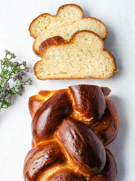 Kosher Challah Bread - 15 oz - Traditional Braided Challah | Fresh & Delicious - Pack of 2