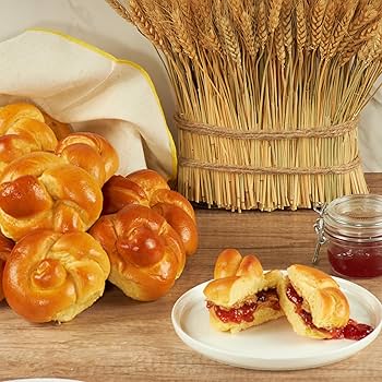 Kosher Braided Challah Rolls - 13 oz - Traditional Braided Challah | Fresh & Delicious - Pack of 2