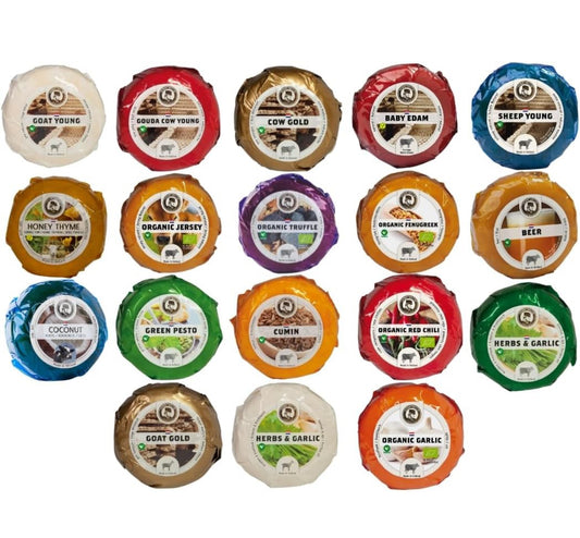 Henri Willig Authentic Dutch Cheese Variety Collection - includes 18