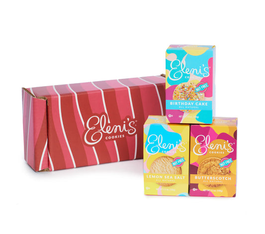 Birthday Crisp Cookies Variety Bundle, Pack of 3