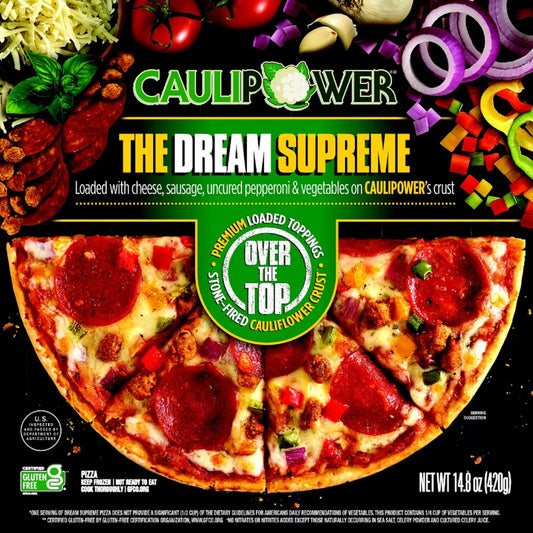 Caulipower Over The Top Dream Supreme Pizza -14.8 oz - 8/Case