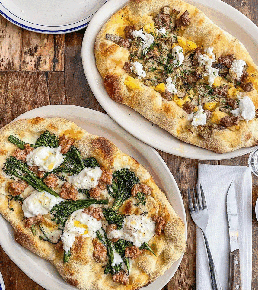 Pinsa Pizza Flatbread Crusts, 2 per pack - Imported from Italy - 6/Case