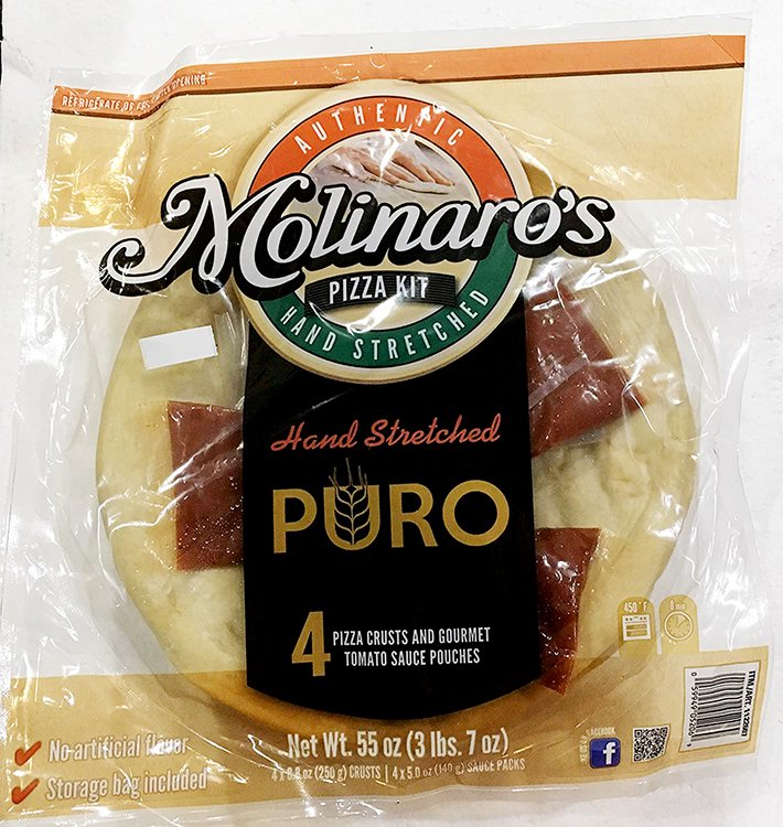 Pinsa Pizza Flatbread Crusts, 2 per pack - Imported from Italy