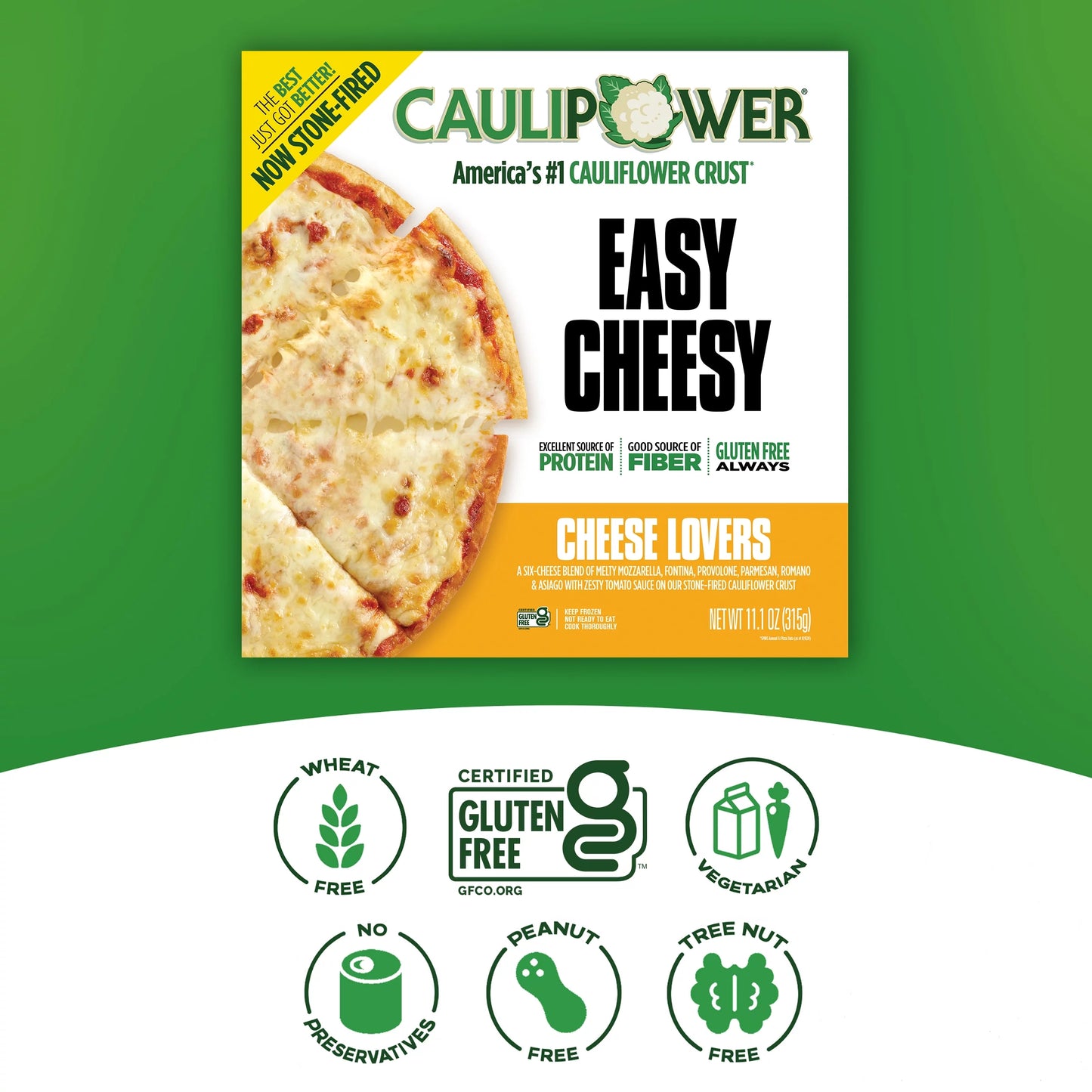 Caulipower A Six Cheese Blend of Cauliflower Crust -11 oz - 8/Case