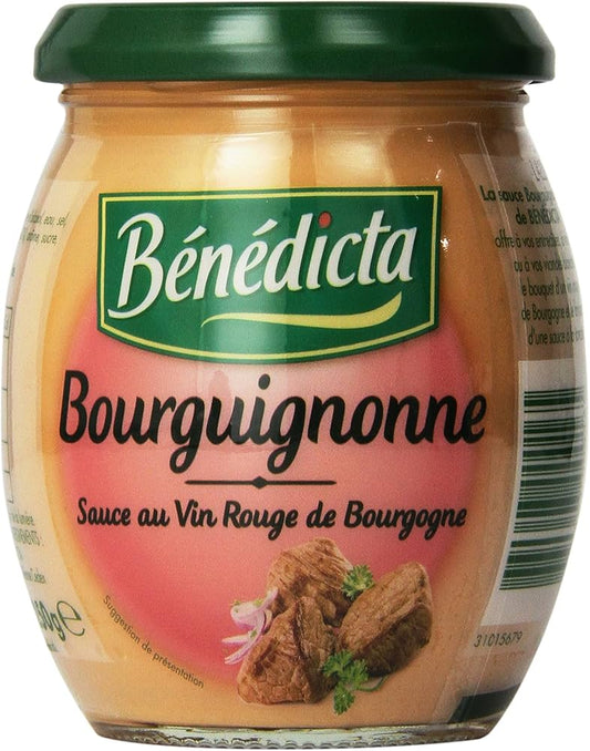 Benedicta Gourmet Burgundy Sauce - Sauce Bourguignonne  - 9.5 oz