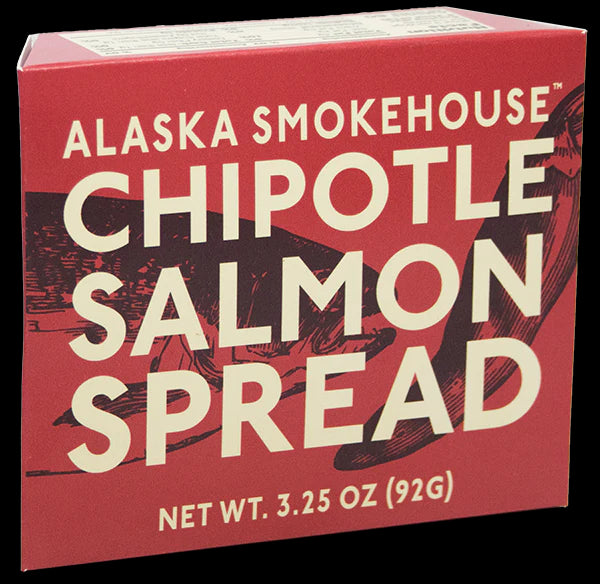 Alaska Smokehouse Chipotle Salmon Spread - 3.25 oz -Pack of 6
