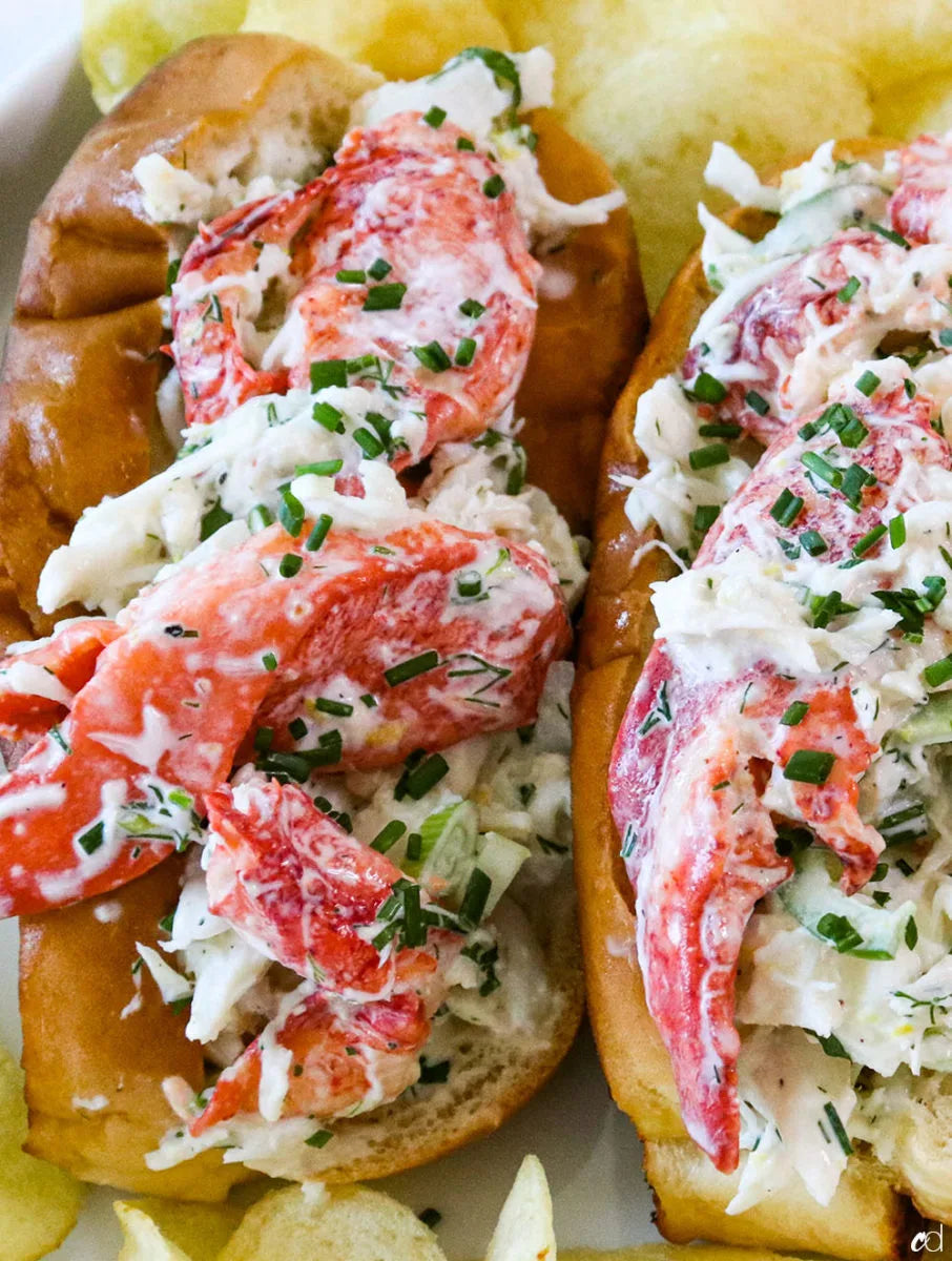 Maine Lobster Roll Family Meal Kit - includes 6