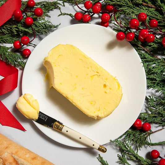 Les Pres Sales Butter with Camargue Sea Salt 8.8 oz | Imported from France