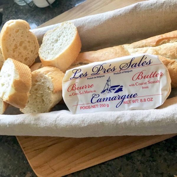 Les Pres Sales Butter with Camargue Sea Salt, 8.8 oz | Imported from France - Pack of 6