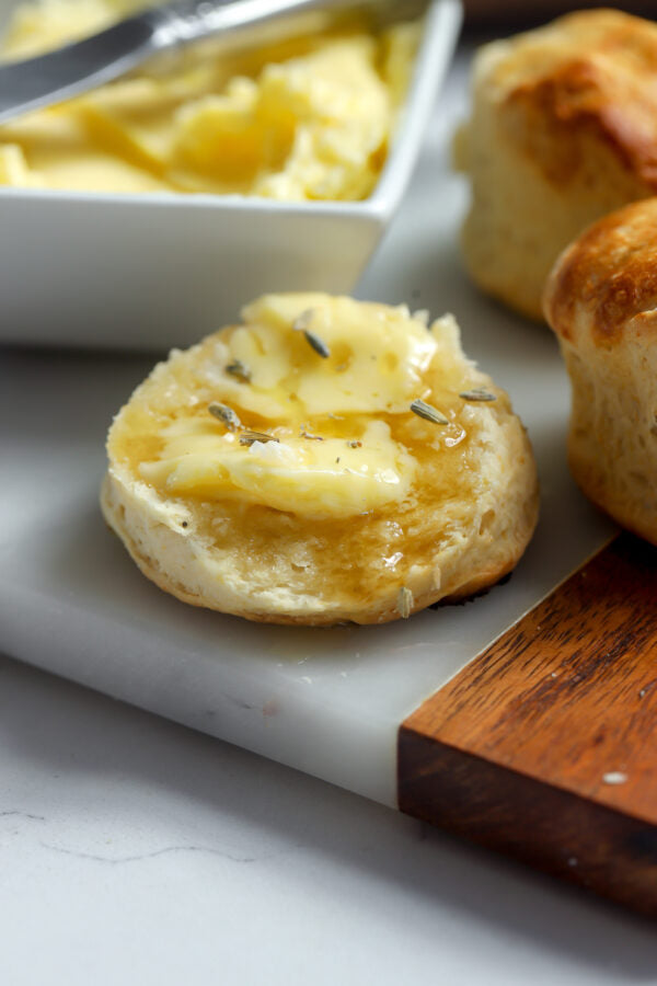 Les Pres Sales Butter with Camargue Sea Salt 8.8 oz | Imported from France