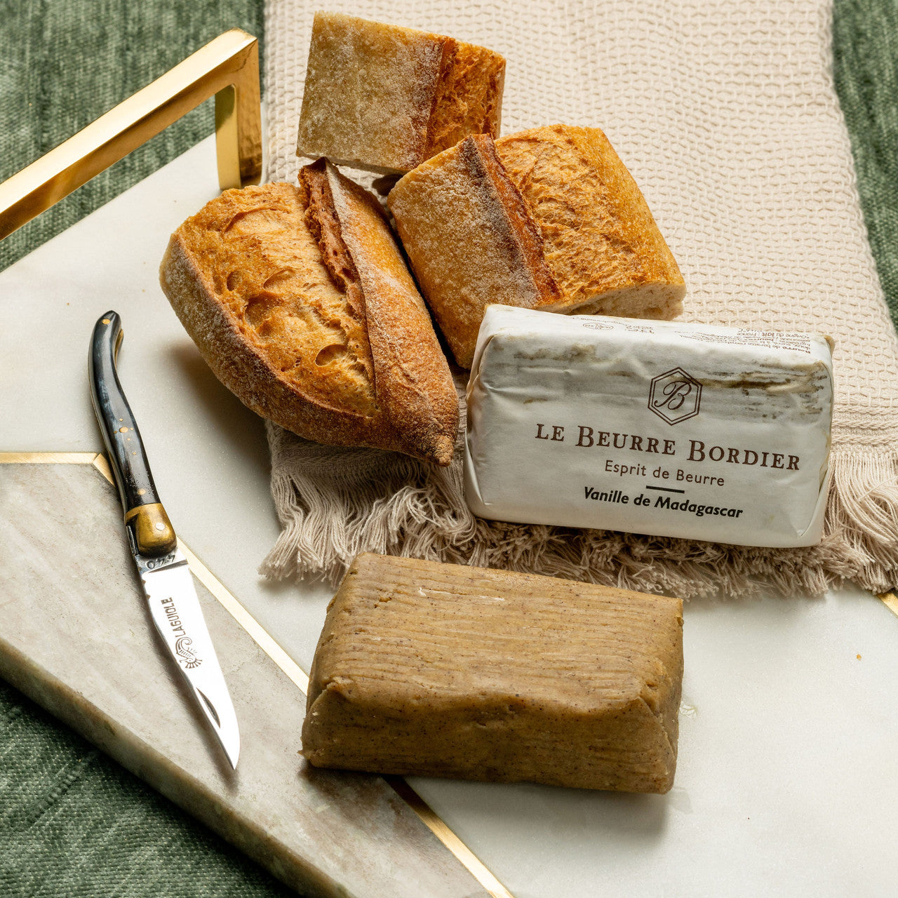 Churned Madagascar Vanilla Butter by Bordier - 4.4 oz | Hand-made, Grass Fed | Imported from France