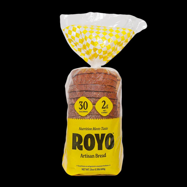 Royo Bread Co Low Carb 30 Calorie Artisan Bread - 21 oz  - includes 4