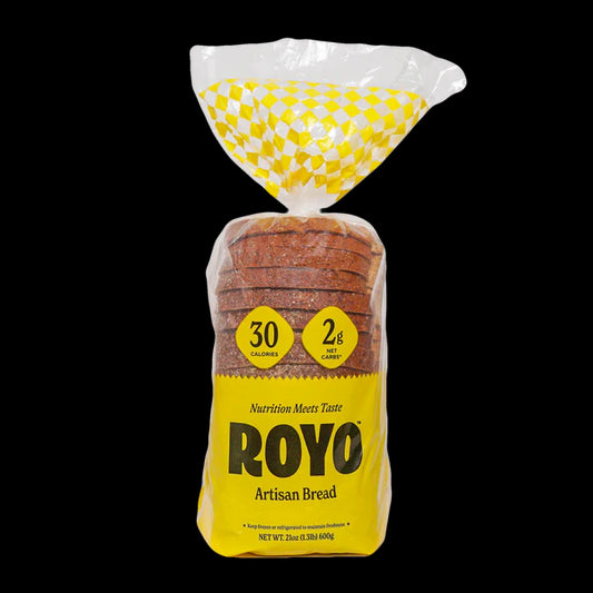 Royo Bread Co Low Carb 30 Calorie Artisan Bread - 21 oz  - includes 4