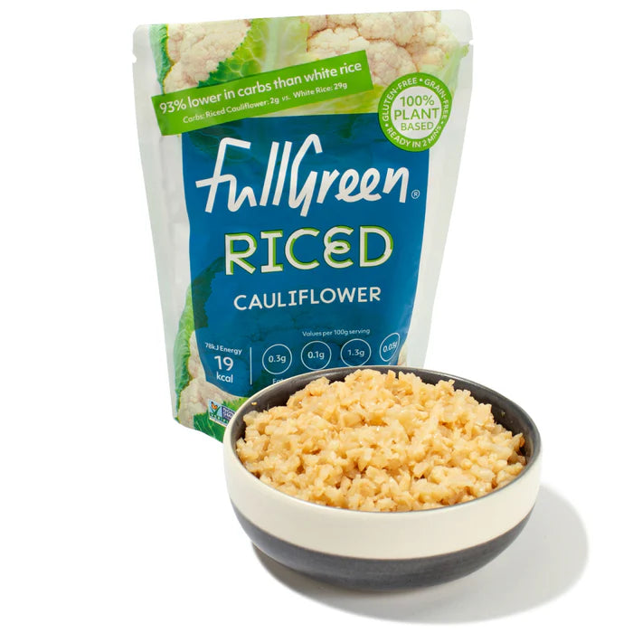 Fullgreen Cauliflower Rice - Low Carb, Non-GMO, No Preservatives - Pack of 6