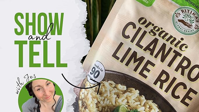 Ritika’s Global Grains Organic Cilantro Lime Rice - Gluten Free - Pack of 6