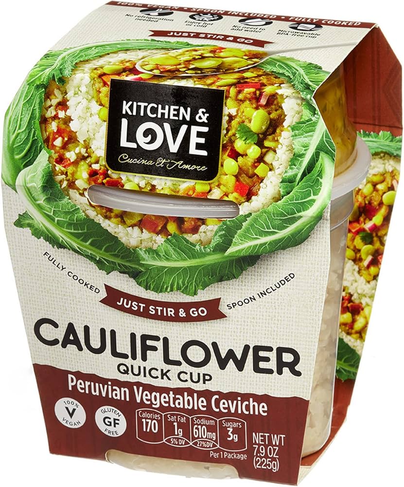 Kitchen & Love Cauliflower Peruvian Vegetable Ceviche - 6 Pack