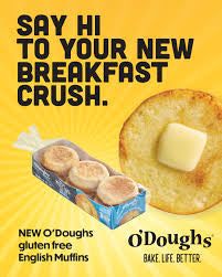O'Doughs Gluten Free English Muﬃns - Pack of 2