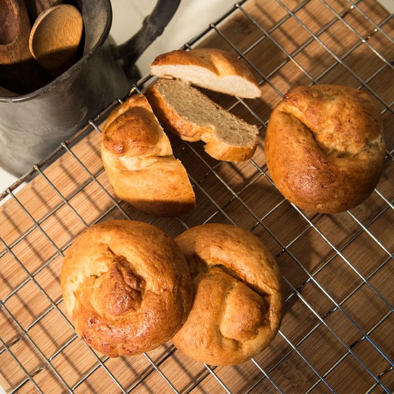Las Delicias Challah Rolls, Gluten Free - Pack of 6