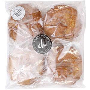 Las Delicias Challah Rolls, Gluten Free - Pack of 2
