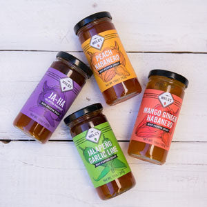 Mrs. G's Hot Pepper Jelly Variety/Sampler Gift Set, 5 oz - Pack of 4