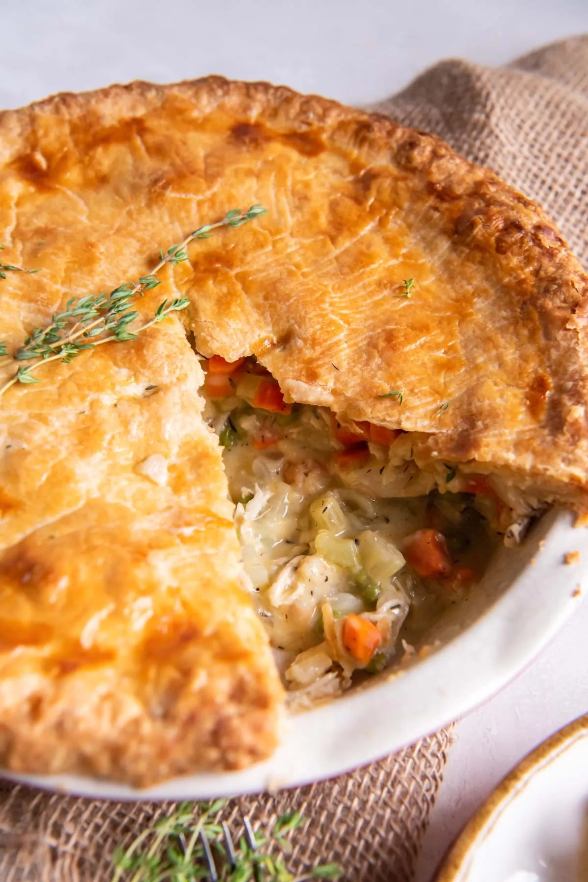 French Chardonnay Butter Cream Chicken Pot Pie